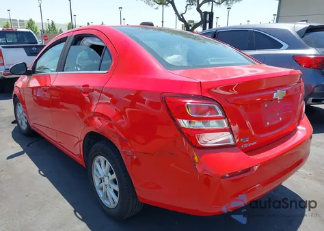 2017 Chevrolet Sonic Lt z USA, uszkodzony, nr VIN 1G1JD5SG6H4128627